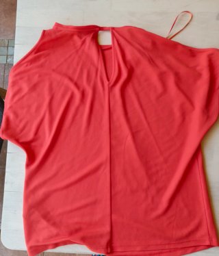 Camiseta Massimo Dutti Roja Mujer