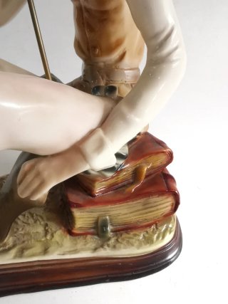 Maravillosa figura antigua Don Quijote gran tamaño