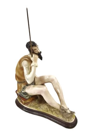 Maravillosa figura antigua Don Quijote gran tamaño