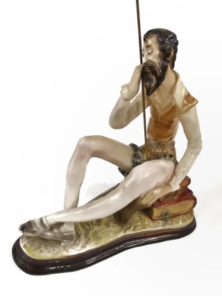 Maravillosa figura antigua Don Quijote gran tamaño