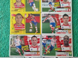 Lote cromos Granada C.F. La liga Panini