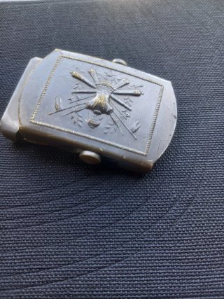 Fibbia cintura militare