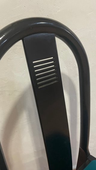 4 Sillas comedor lacadas en negro
