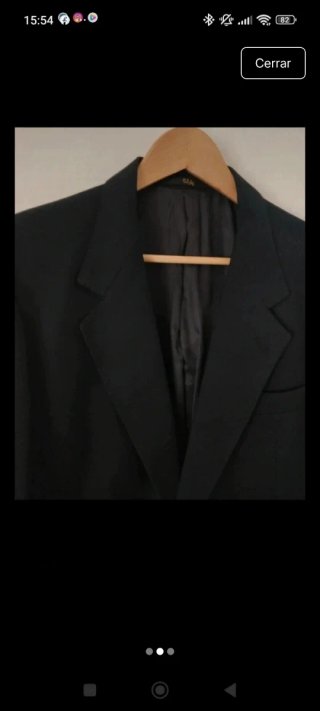 Blazer negro hombre
