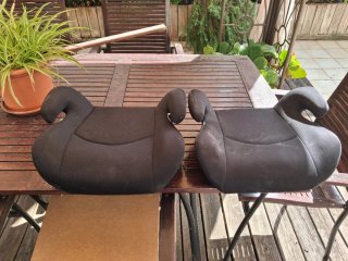 Alzador silla coche negro