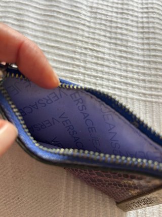 Bolso cadena Y2K Versace Jeans estampado pitón