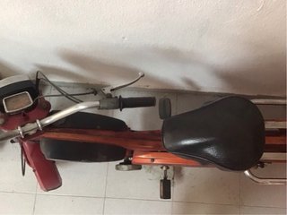 Mobylette Rural - Moped Clásica Roja