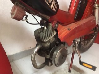 Mobylette Rural - Moped Clásica Roja