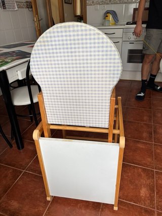 Trona convertible pupitre madera