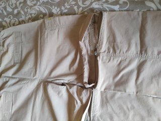 Pantalón Largo Desmontable Beige