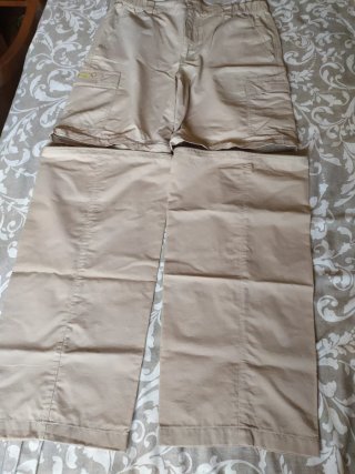 Pantalón Largo Desmontable Beige