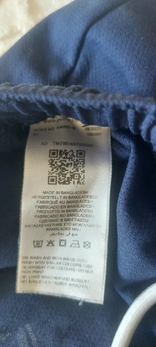 Pantalón corto deportivo Puma azul