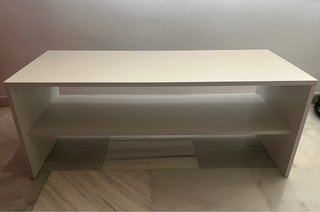 Mueble TV madera contrachapada blanco
