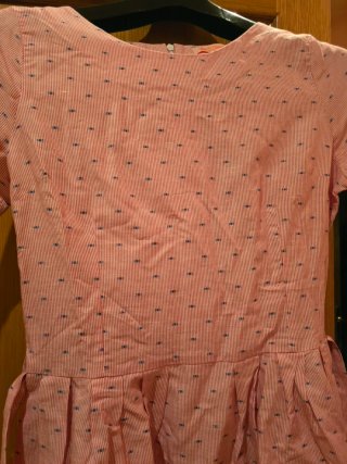 Vestido rosa verano nuevo con etiqueta