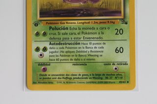 Weezing 1ra Edición Fósil