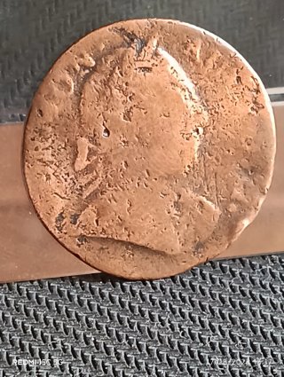 Moneda colonial antigua Británica 1787