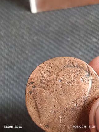 Moneda colonial antigua Británica 1787