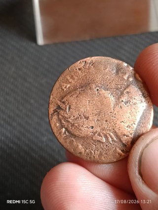Moneda colonial antigua Británica 1787
