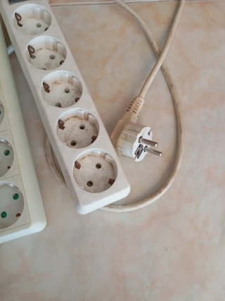 Regleta 5 enchufes con interruptor