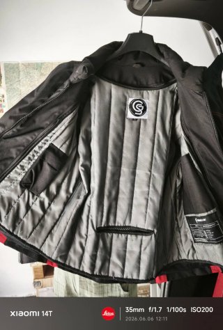 Chaqueta de moto de cordura