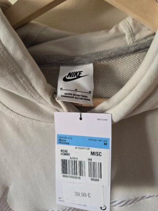 Sudadera Nike Beige Talla M - Nueva