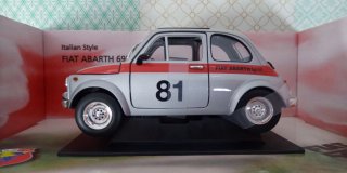 Maqueta coche Fiat Abarth 695 SS/Escala 1:18/500