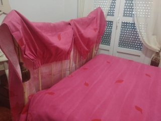 Funda nórdica y cortinas