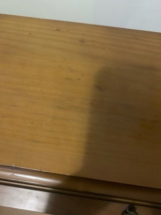 Buró escritorio de madera con cajones