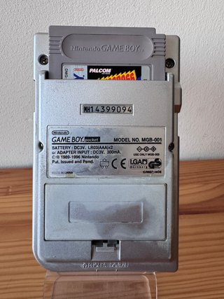 Nintendo Game Boy Pocket Plata (Pantalla Mal)