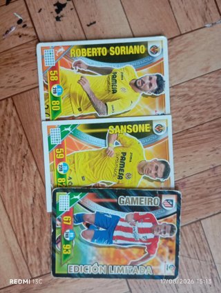 Cartas Fútbol Adrenalyn 2016-17