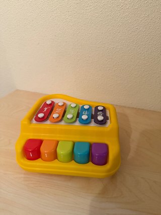 Xilófono y Piano Infantil Amarillo