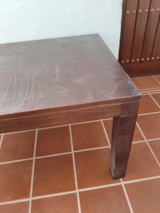 Mesa Comedor Madera 140x90 Robusta.