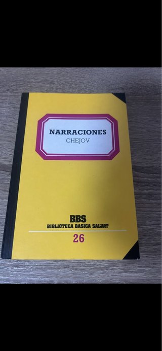 Libro de Chejov “ Narraciones “