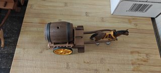 Playmobil Carro con Barril Grande