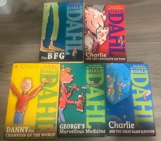 Collecion de libros de Roald Dahl en ingles