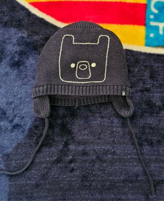 Gorro Obaibi azul con orejeras