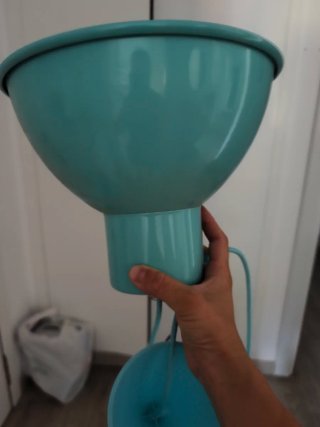 Lámpara de techo azul