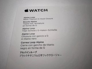 Correa Apple Watch Alpine Loop