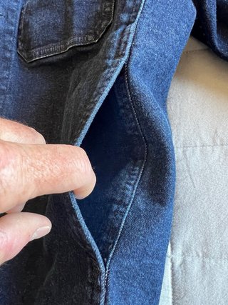 Giacca Uniqlo denim blu taglia XS