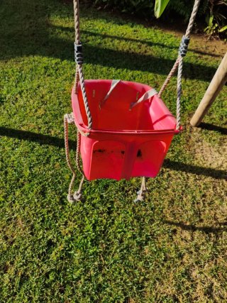Columpio Infantil Jardín Madera