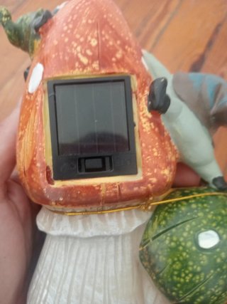 Lámpara Solar Jardín Hongo con Gnomos