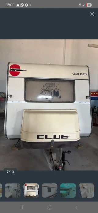 Caravana Bürstner Club 450 TK reformada