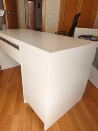 Mesa escritorio IKEA MALM blanca
