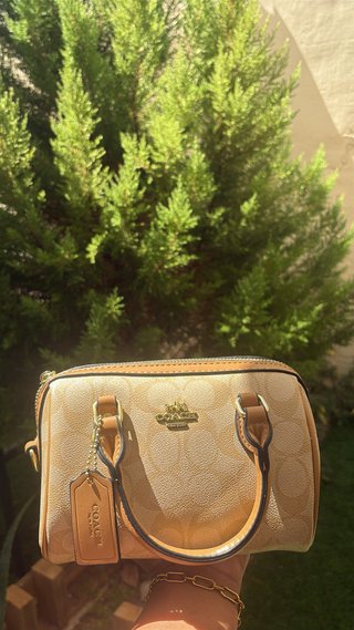 Bolso Coach Beige y Marrón