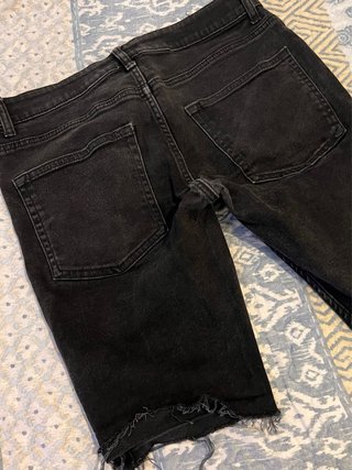 Shorts negros Bershka hombre