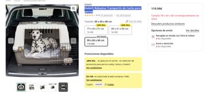 Transportín grande para perro