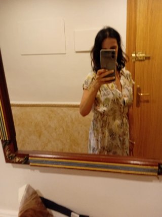 Vestido Kookai Talla 36 Estampado Selva y regalo