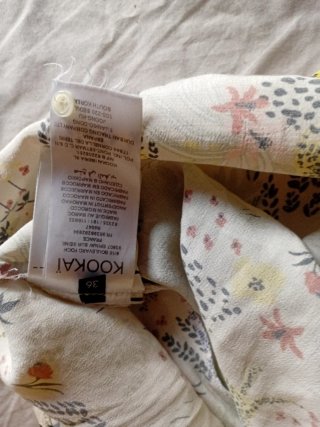 Vestido Kookai Talla 36 Estampado Selva y regalo