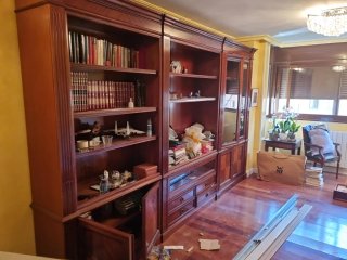 Mueble de salón clásico madera maciza