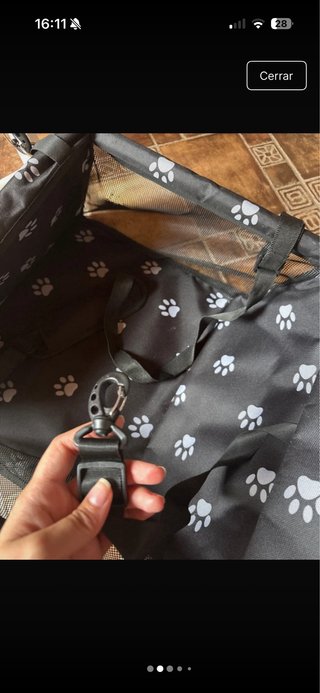 Silla para mascota para coche